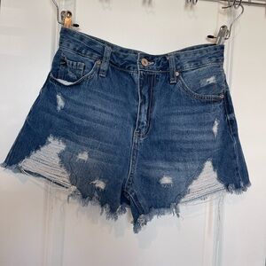 KanCan Distressed Shorts